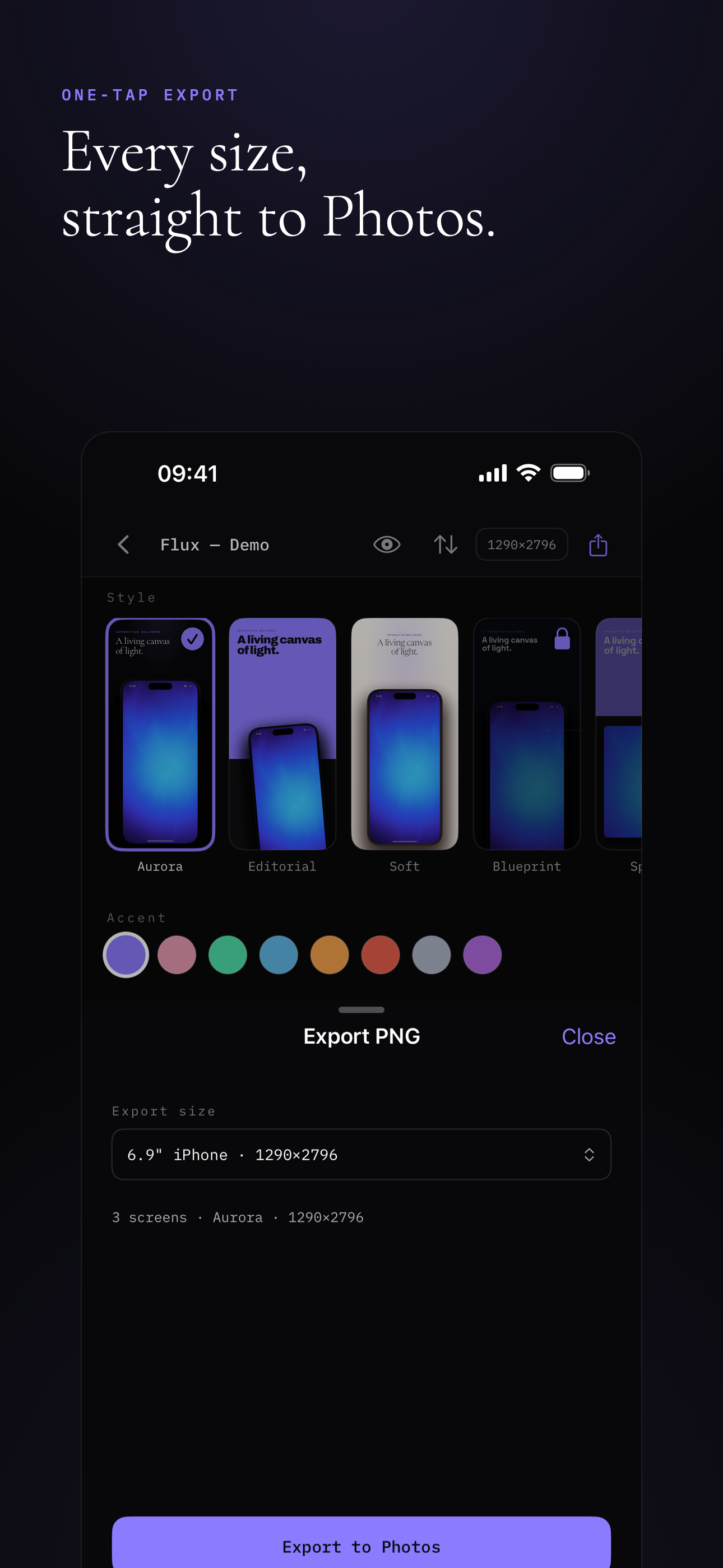 Export to Photos